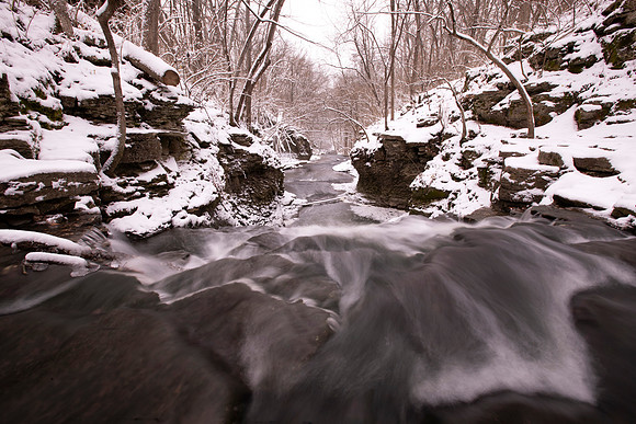 Indian Run Falls, Franklin County, Ohio, December 25, 2020 (1)