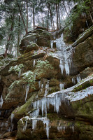Icicles, Conkles Hollow, Hocking Hills, Hocking County, Ohio, January 17, 2019