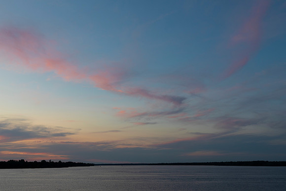Sunset, Alum Creek Reservoir, Delaware County, Ohio, July 14, 2020