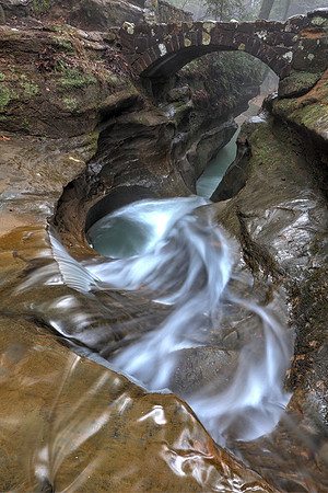 Old Man's Cave, Devil's Bathtub, Hocking County, Ohio, February 20, 2018