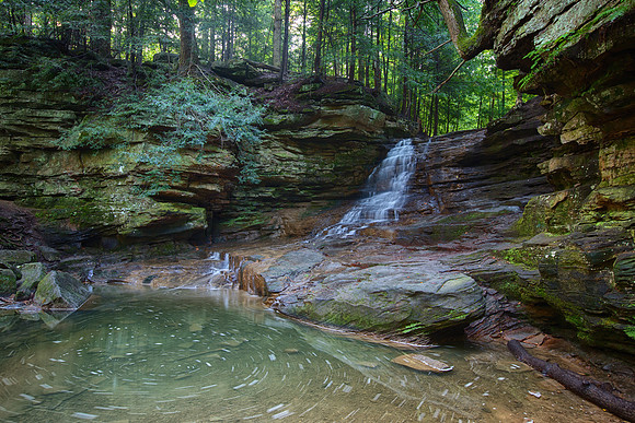 Honey Run Falls, Knox County, Ohio, August 28, 2019