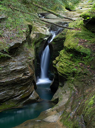 Robinson's Falls, Hocking County, Ohio, April 28, 2017