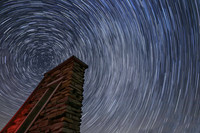 Star trails, John Glenn Astronomy Park, Hocking County, Ohio, July 2018