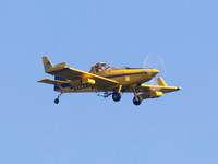 Gypsy Moth spraying, USDA plane, Worthington, Franklin County, Ohio, June 24, 2020