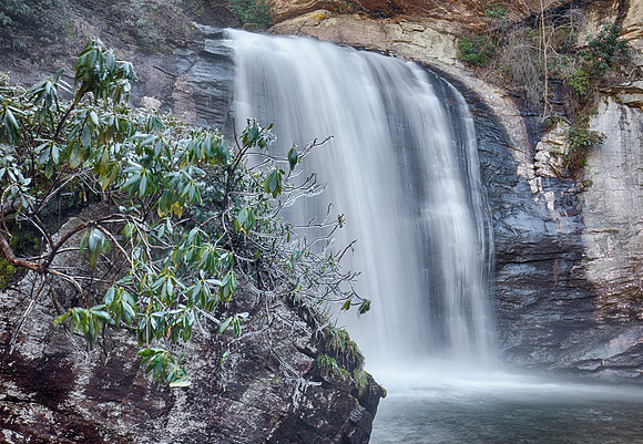 Looking Glass Falls, Pisgah National Forest, North Carolina, March 18, 2019
